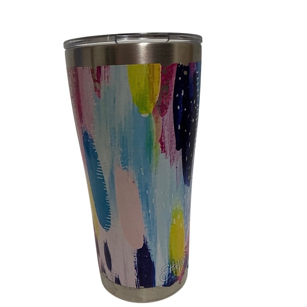 Tervis EttaVee Abstract Brushstroke 20oz Stainless Steel Insulated Tumbler Lid